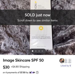 🚨🚨🚨SOLD ON MERCARI 🚨🚨🚨⭐️IMAGE SKINCARE SPF 50 PROTECTION⭐️